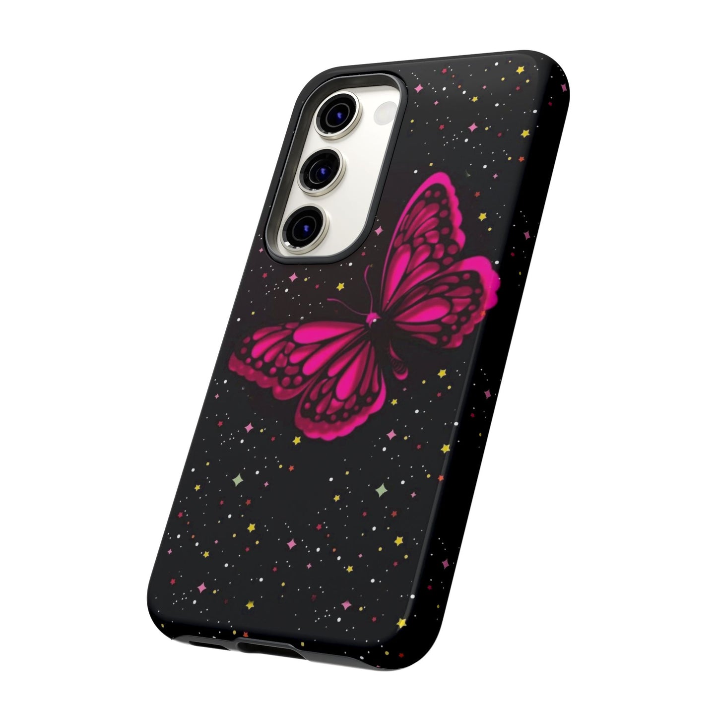 Vibrant Butterfly Phone Case, Tough Cases, Stylish Protection, Gift for Her, Trendy Smartphone Accessories, Cute Phone Cover