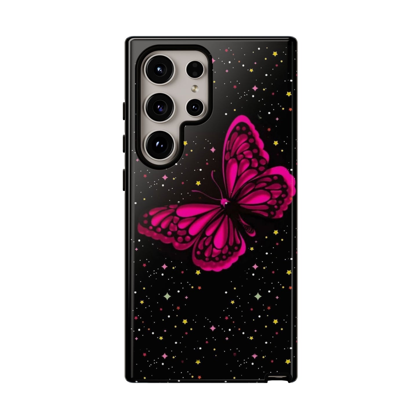 Vibrant Butterfly Phone Case, Tough Cases, Stylish Protection, Gift for Her, Trendy Smartphone Accessories, Cute Phone Cover