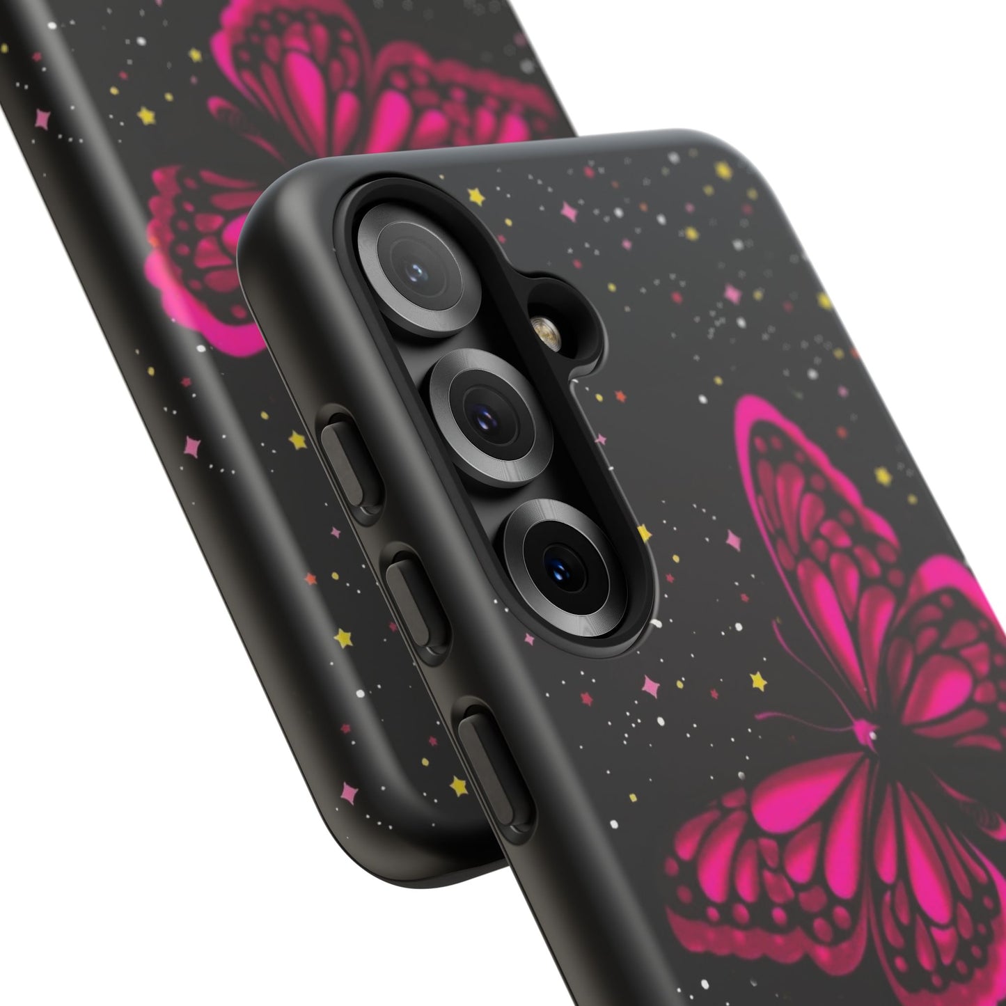 Vibrant Butterfly Phone Case, Tough Cases, Stylish Protection, Gift for Her, Trendy Smartphone Accessories, Cute Phone Cover