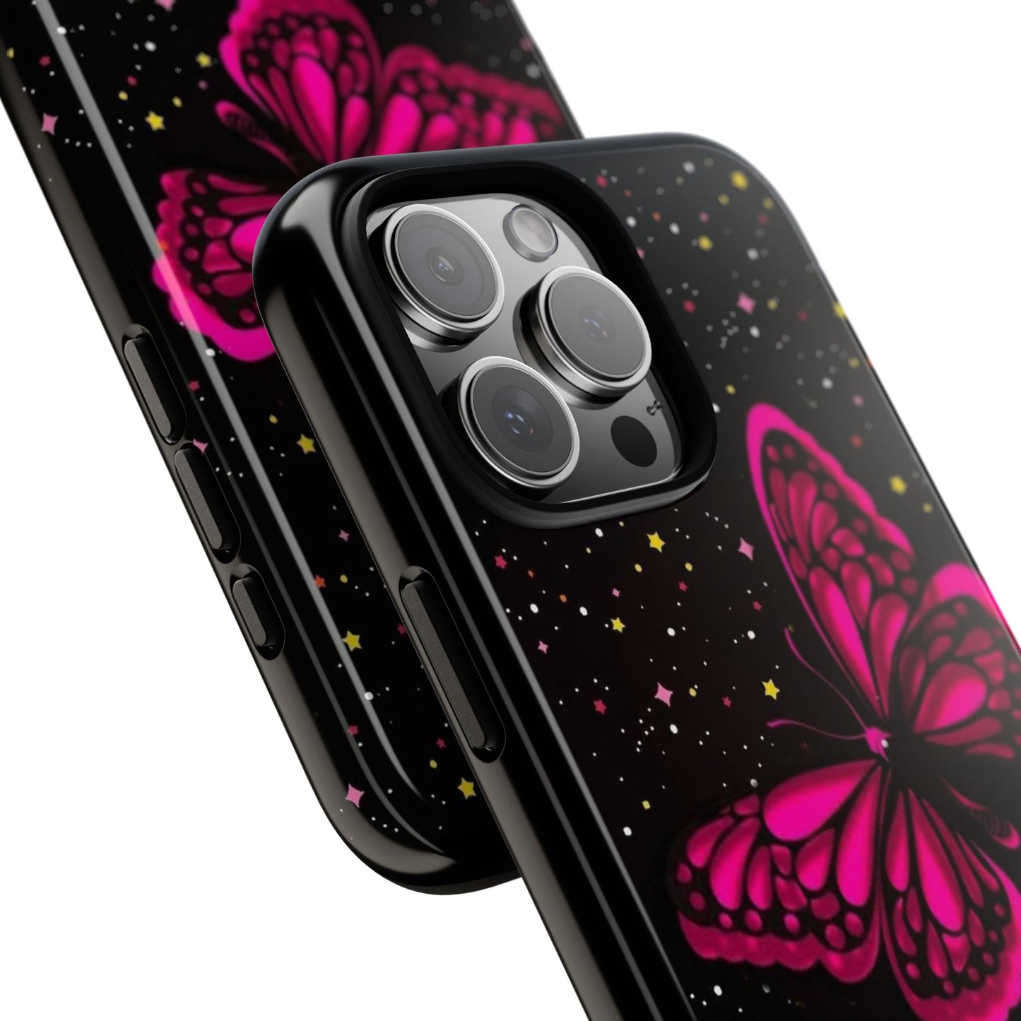 Vibrant Butterfly Phone Case, Tough Cases, Stylish Protection, Gift for Her, Trendy Smartphone Accessories, Cute Phone Cover