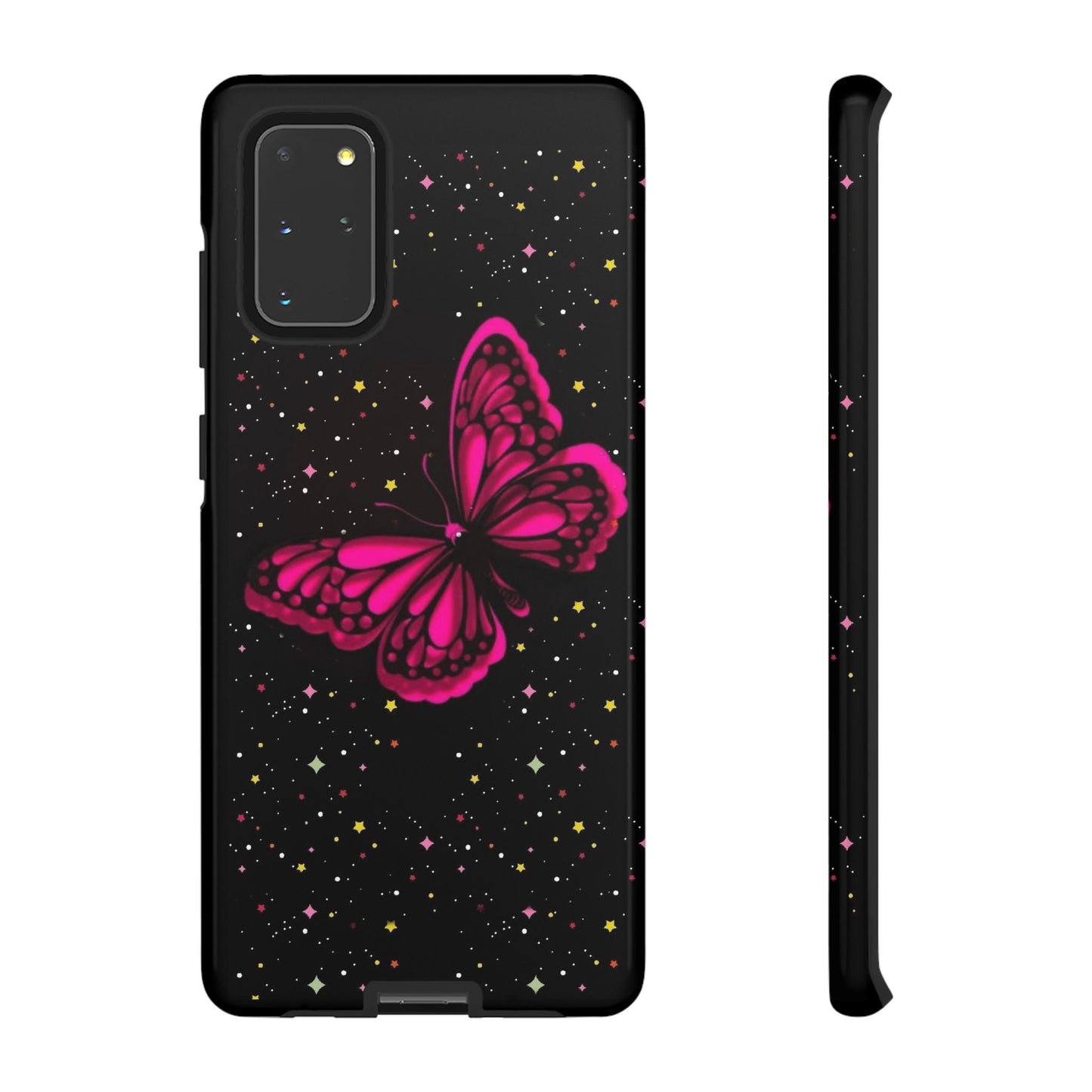 Vibrant Butterfly Phone Case, Tough Cases, Stylish Protection, Gift for Her, Trendy Smartphone Accessories, Cute Phone Cover