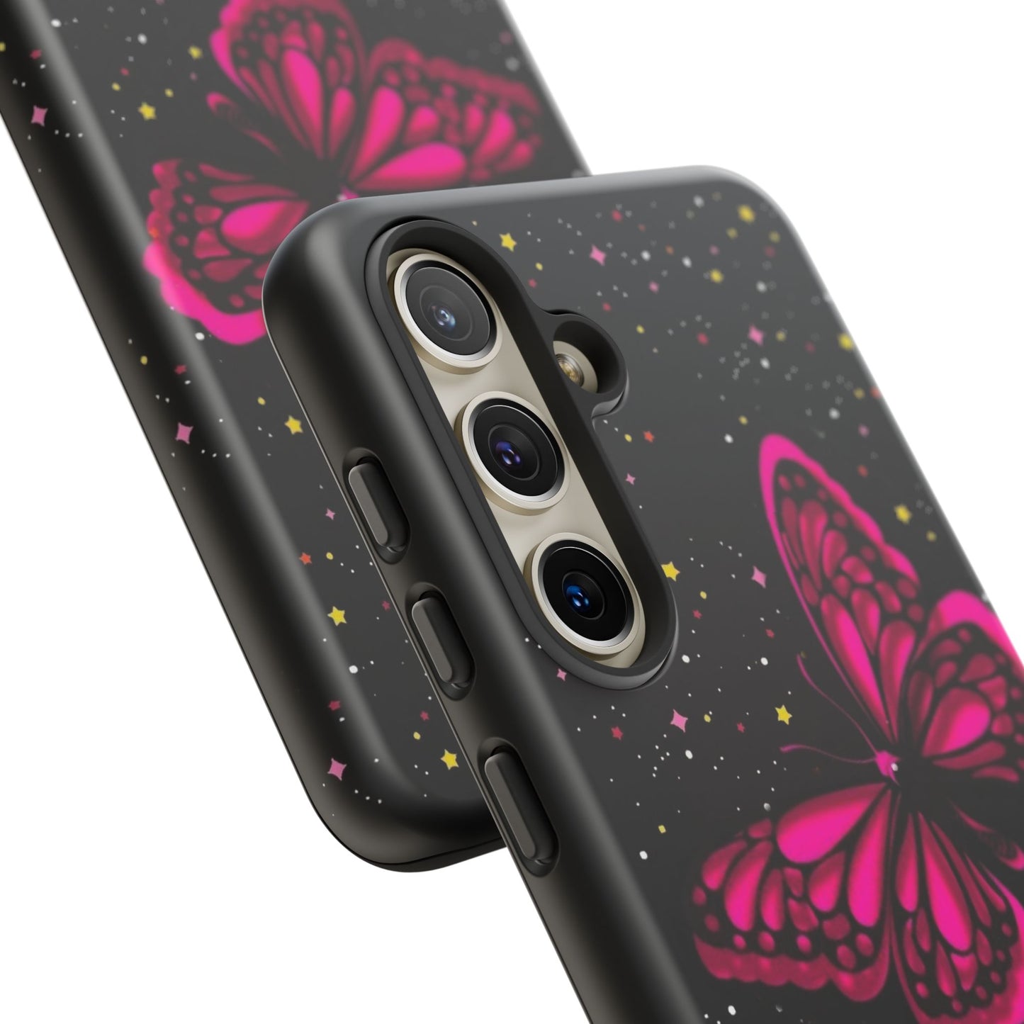 Vibrant Butterfly Phone Case, Tough Cases, Stylish Protection, Gift for Her, Trendy Smartphone Accessories, Cute Phone Cover