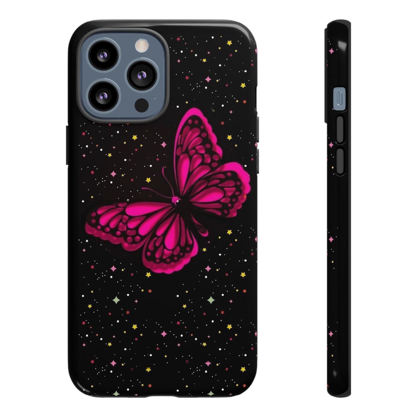 Vibrant Butterfly Phone Case, Tough Cases, Stylish Protection, Gift for Her, Trendy Smartphone Accessories, Cute Phone Cover