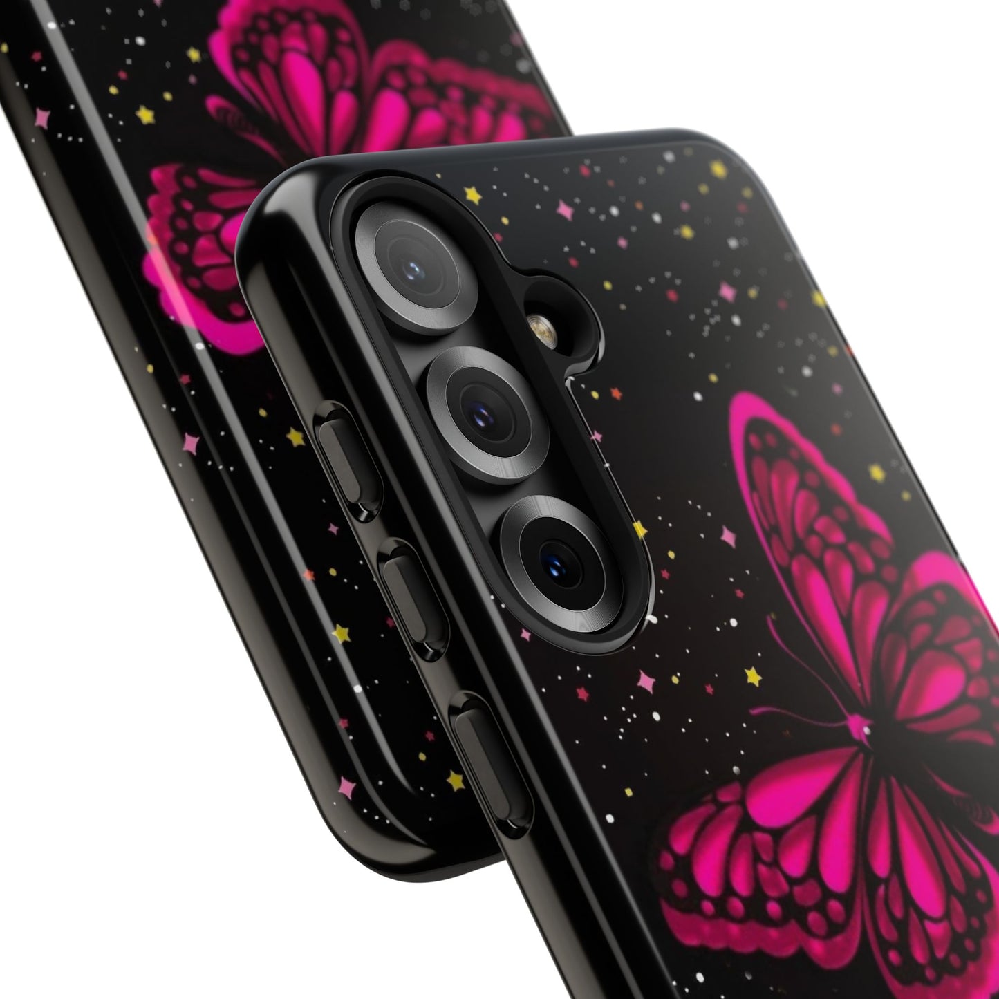 Vibrant Butterfly Phone Case, Tough Cases, Stylish Protection, Gift for Her, Trendy Smartphone Accessories, Cute Phone Cover