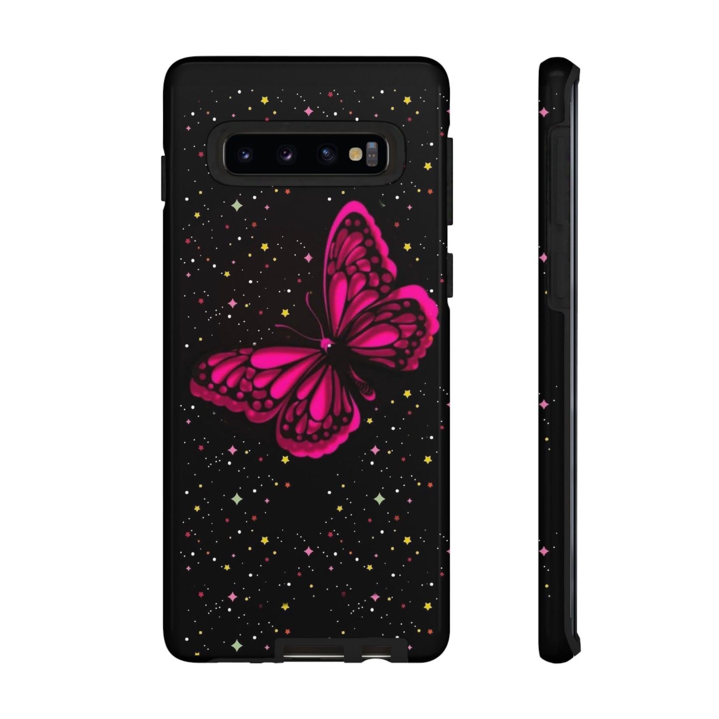 Vibrant Butterfly Phone Case, Tough Cases, Stylish Protection, Gift for Her, Trendy Smartphone Accessories, Cute Phone Cover
