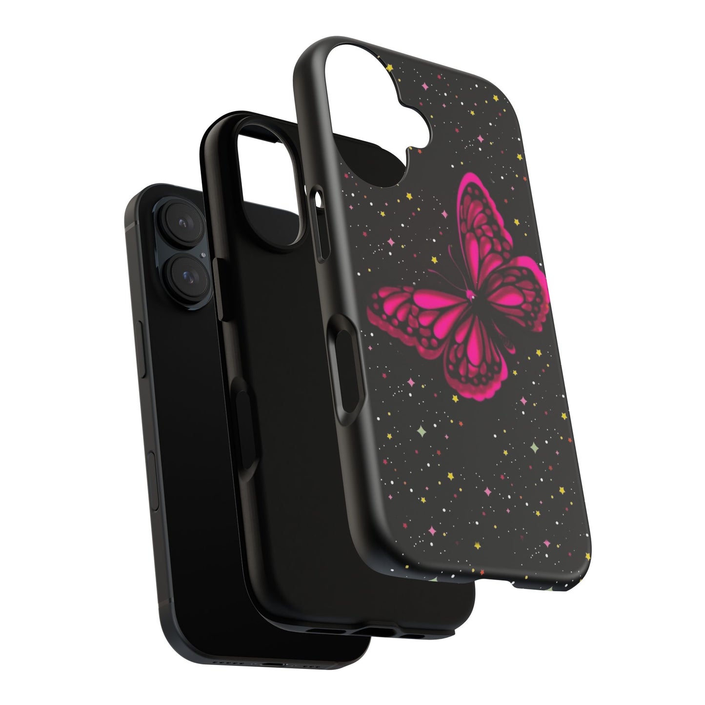 Vibrant Butterfly Phone Case, Tough Cases, Stylish Protection, Gift for Her, Trendy Smartphone Accessories, Cute Phone Cover