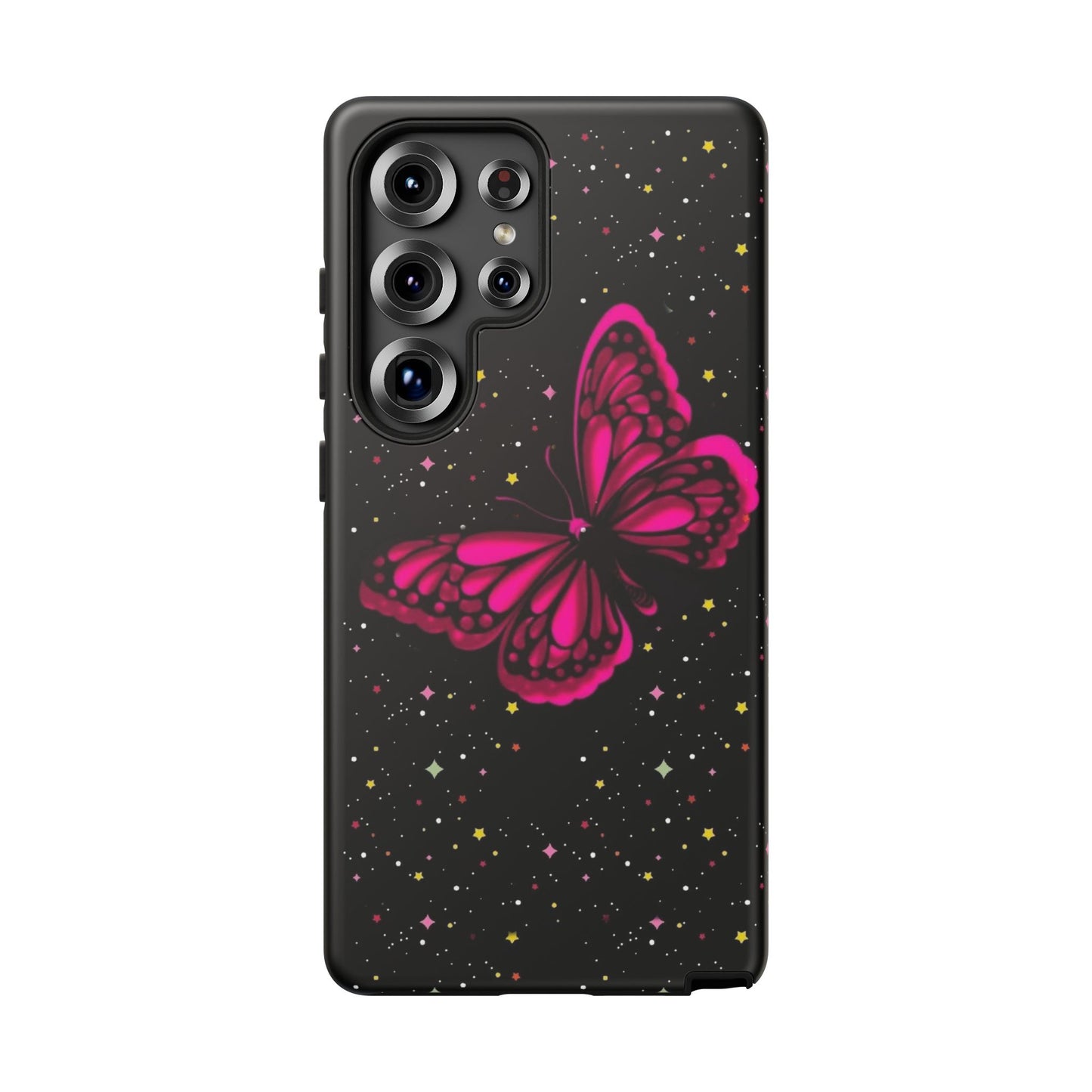 Vibrant Butterfly Phone Case, Tough Cases, Stylish Protection, Gift for Her, Trendy Smartphone Accessories, Cute Phone Cover